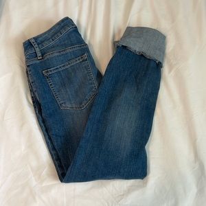Straight leg jeans